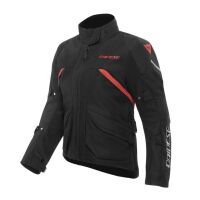 Dainese TEMPEST 4 D-DRY WMN dámská bunda černá/červená vel.44